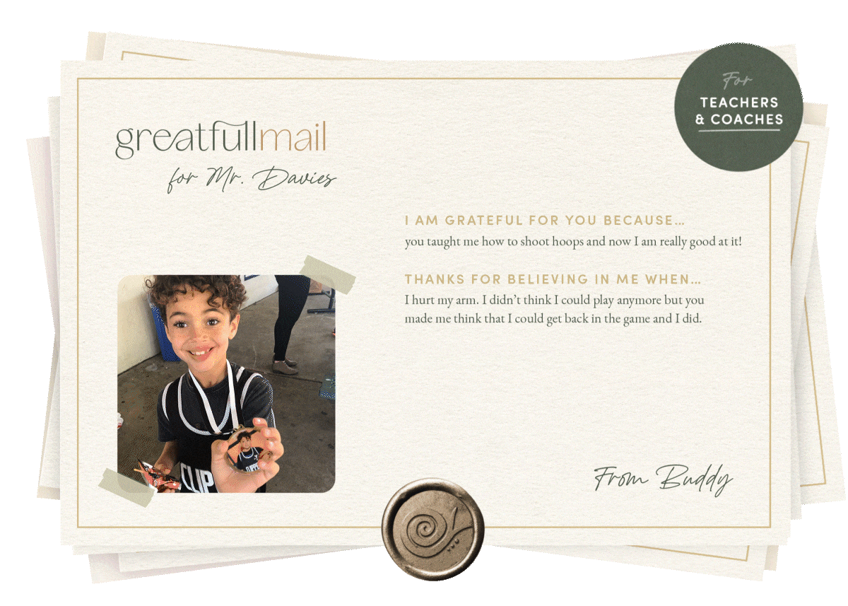 An example greatfull card